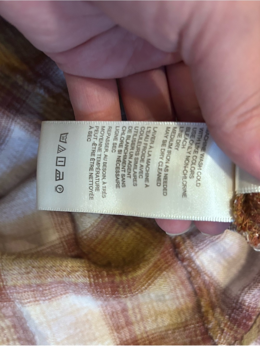 Free People Not Your Average Girl Plaid Ruffle Smocked Flutter Sleeve Blouse M - Picture 12 of 16